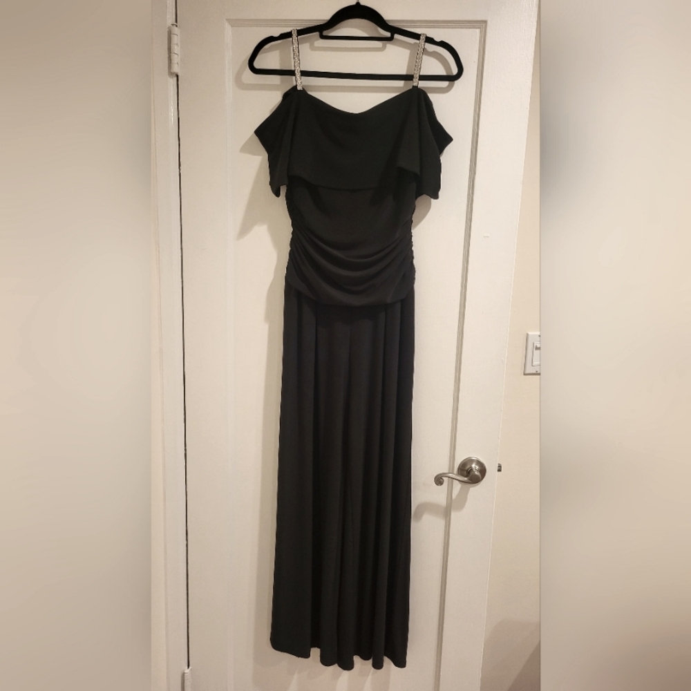Wide-leg Black Jumpsuit